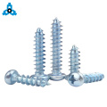 4 Bule zinc Phillips Pan Head Self-Tapping Screws